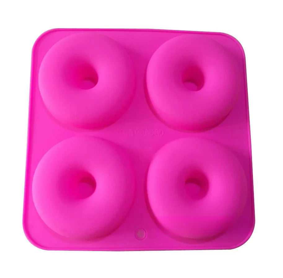 Silicone 4-Hole Donut Mold