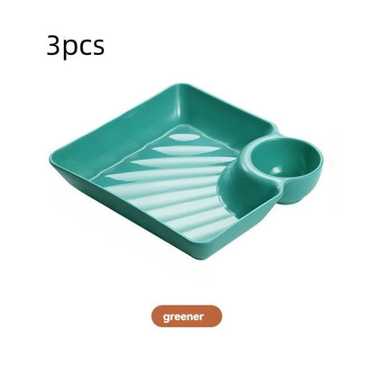 Square Plastic Dumpling Plate