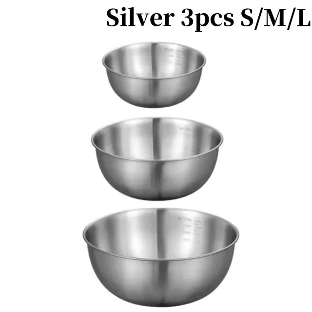 Stainless Steel Fruit Salad Mixing Bowl