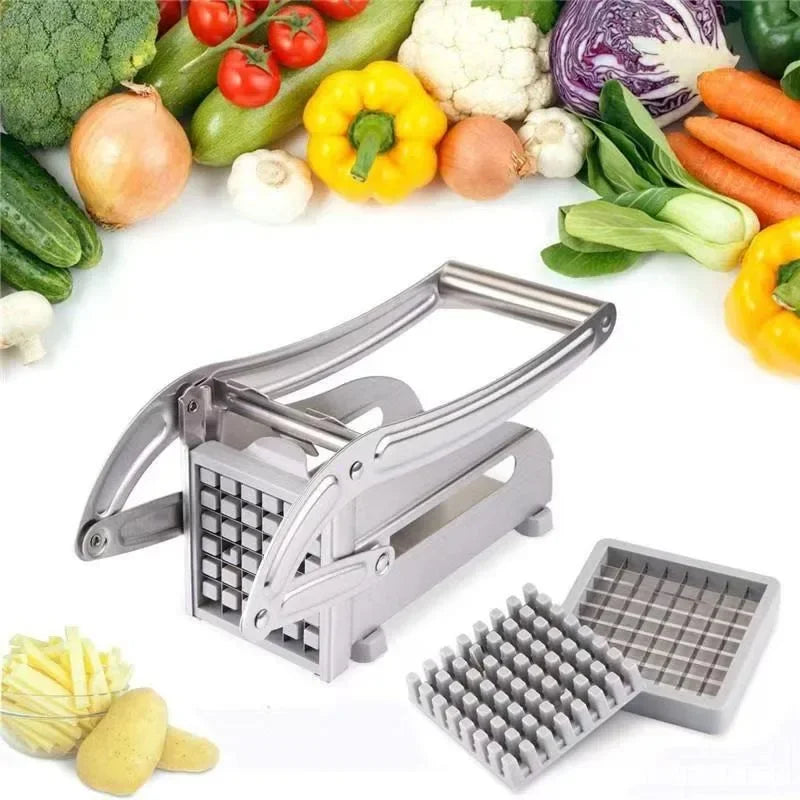 Stainless Steel Potato Slicer - Heavy Duty French Fries Cutter