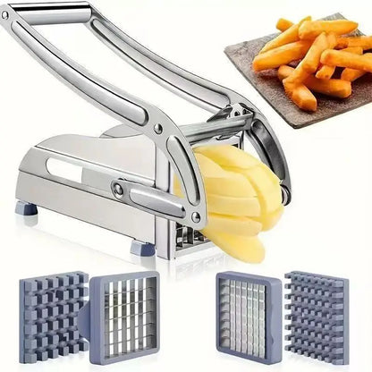 Stainless Steel Potato Slicer - Heavy Duty French Fries Cutter