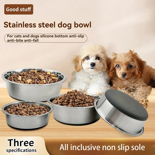 Stainless Steel Slow Feeder Dog Bowls