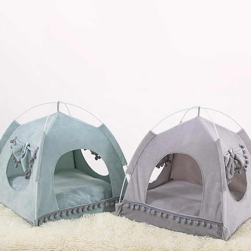 Sweet Princess Foldable Cat Tent Bed