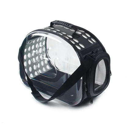 Atmungsaktive transparente Haustier-Umhängetasche