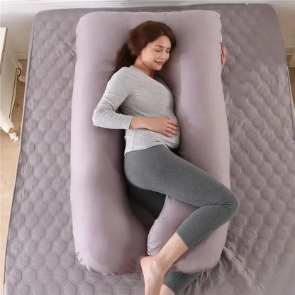 U-Shaped Cotton Pregnancy Pillow