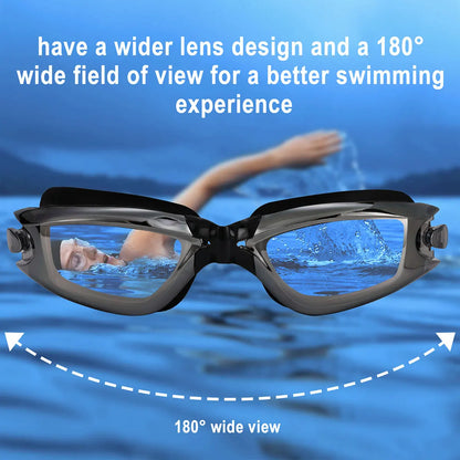 Lunettes de natation réglables en silicone