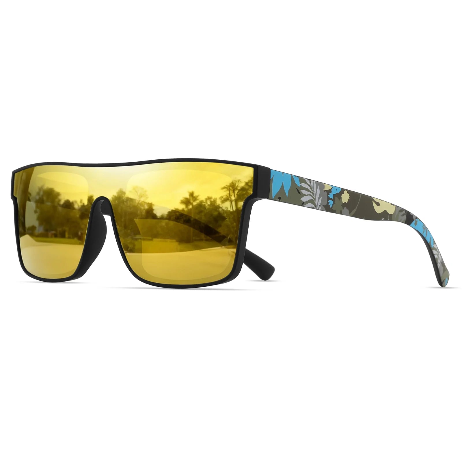 Unisex Sport Klassische Retro-Sonnenbrille im quadratischen Retro-Stil für Radfahrer 