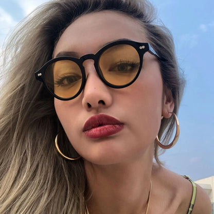 Unisex UV400 Retro Round Sunglasses