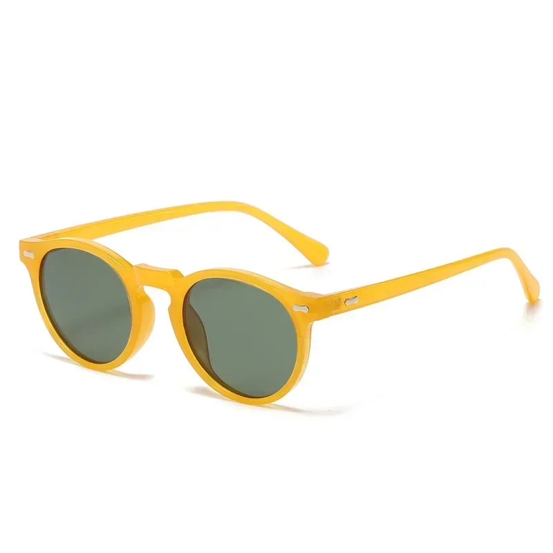 Unisex Vintage Round UV400 Polarized Sunglasses