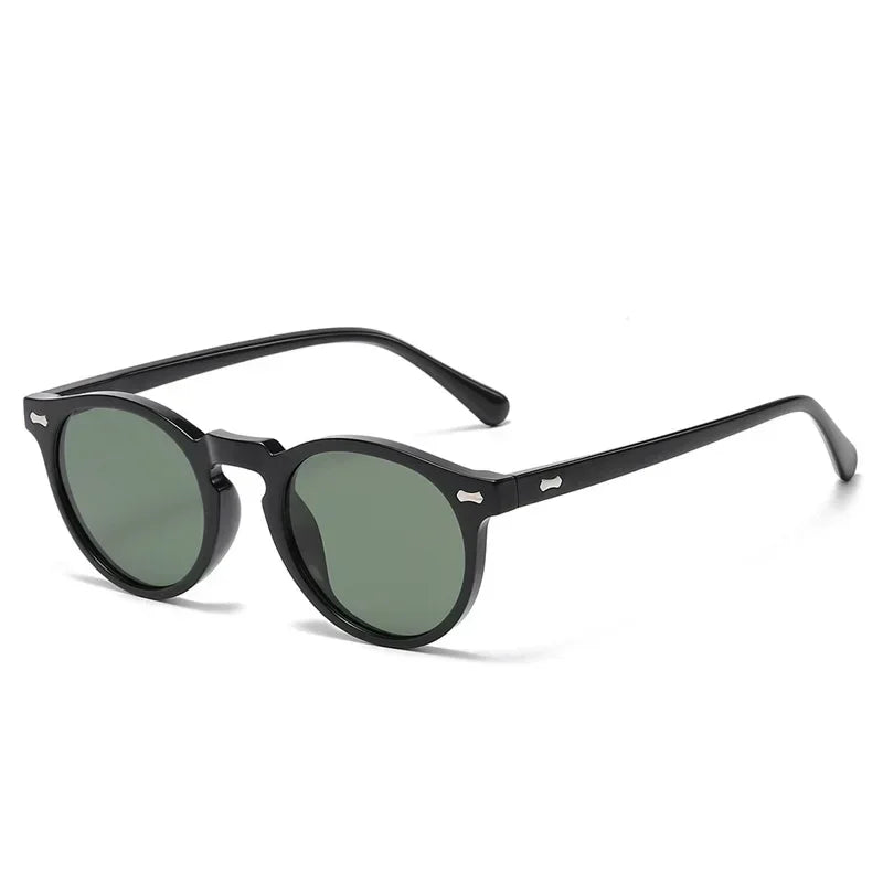 Unisex Vintage Round UV400 Polarized Sunglasses
