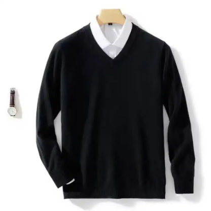 Men's Autumn/Winter V-Neck Cashmere Sweater
