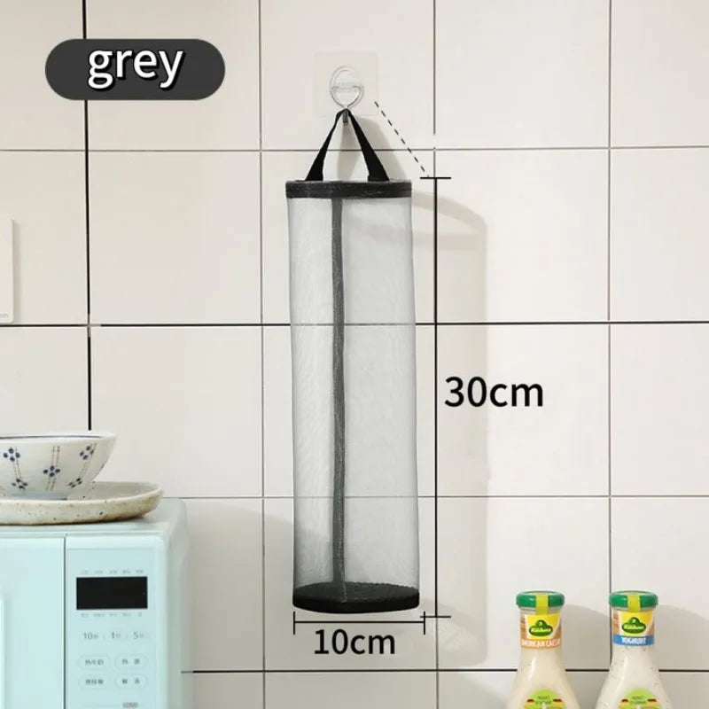 Wall-Mounted Kitchen Grocery Bag - Plastic Storage Bag