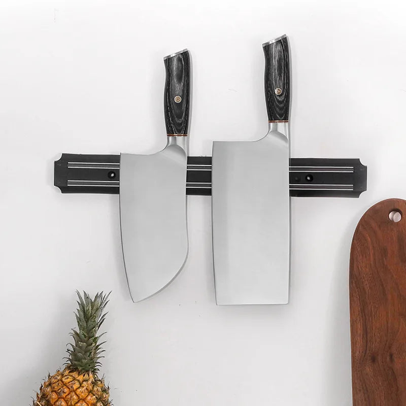 Support organisateur de porte-couteau mural en acier inoxydable