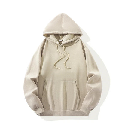 Sweat à capuche d'hiver chaud à manches longues pour homme, style streetwear 