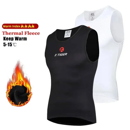 Sous-vêtements thermiques d'hiver - Débardeur de sport sans manches 