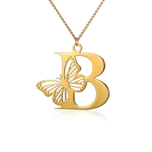 Women's Stainless Steel Letters Necklace