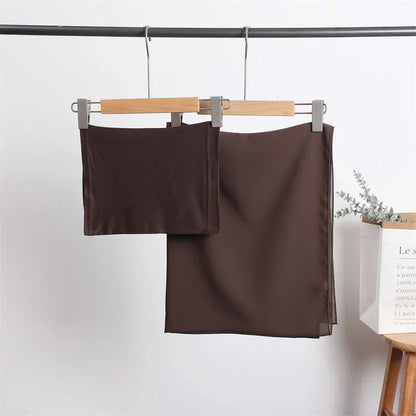 Women's Two Piece Chiffon Hijab