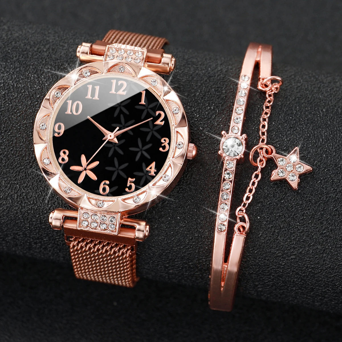 Women's Magnetic Buckle Quartz Bracelet Watch