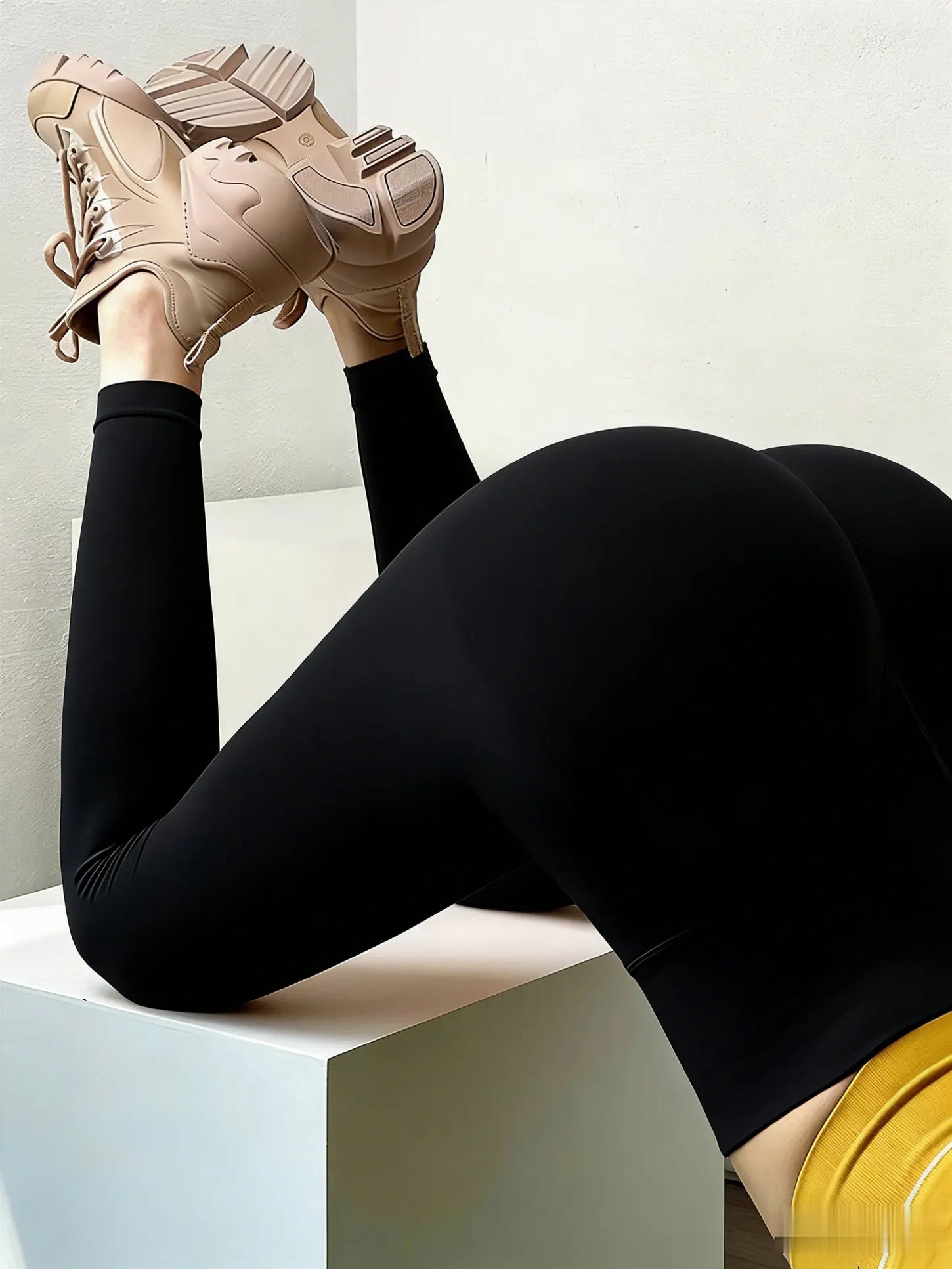 Women's Nude Hip Line High Waisted Fitness Yoga Pants