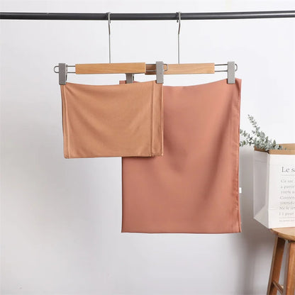 Women's Two Piece Chiffon Hijab