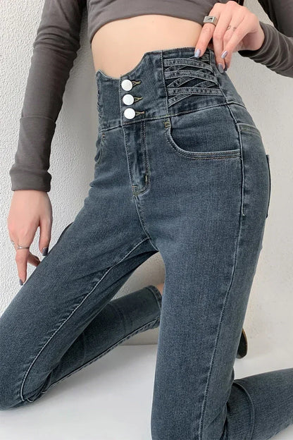 Women's Y2K Denim Vintage High Waist Jeans