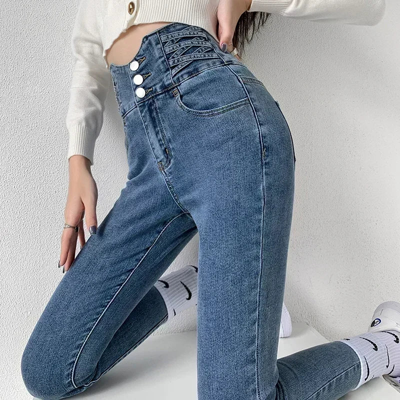 Women's Y2K Denim Vintage High Waist Jeans
