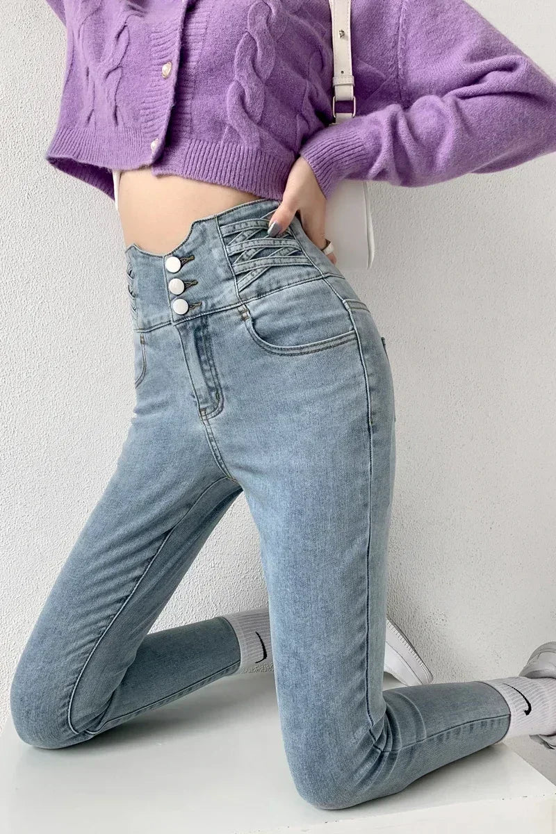 Women's Y2K Denim Vintage High Waist Jeans