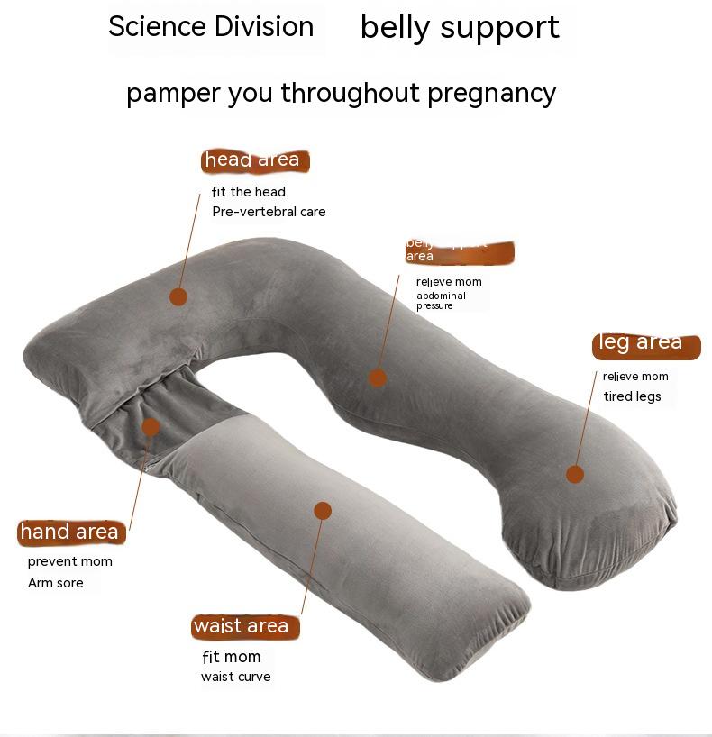 Detachable Siesta U-shaped Pregnancy Pillow