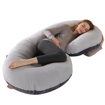 Crystal Velvet C-type Pregnancy Pillow