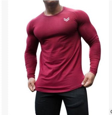 Long Sleeve Quick Dry Gym Fitness T Shirt