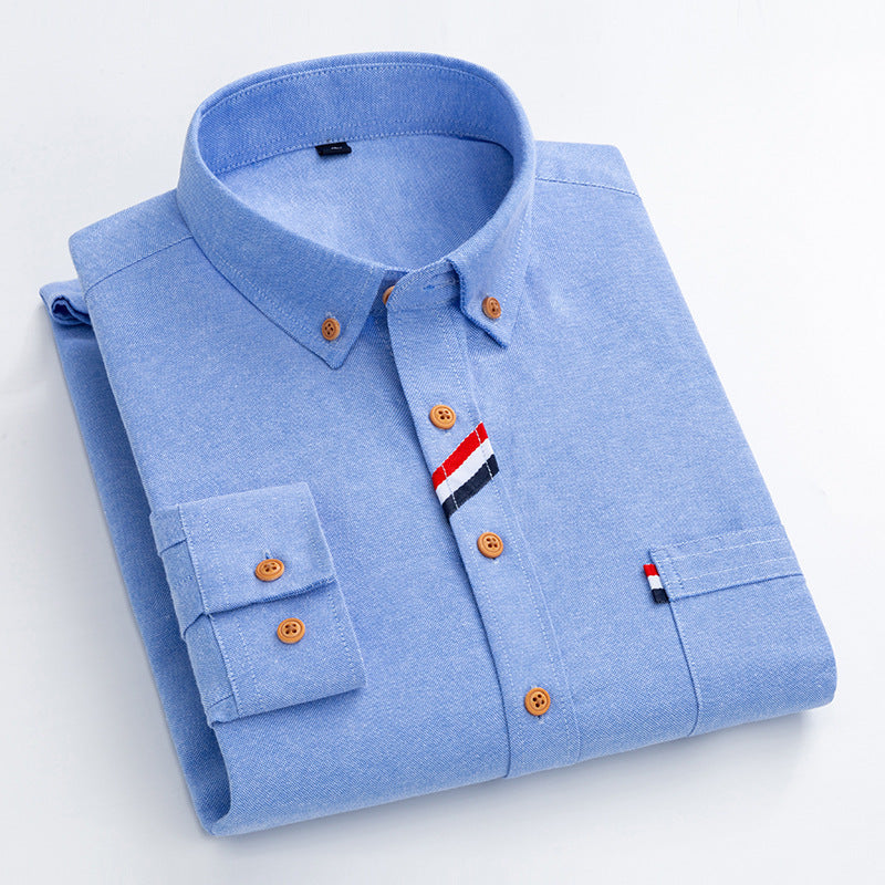 Men Summer Business Woven Shirts