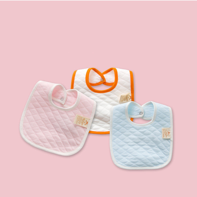 Newborn Baby Thick Double Cotton Feeding Bib