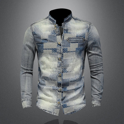 Chemise en jean classique pour hommes