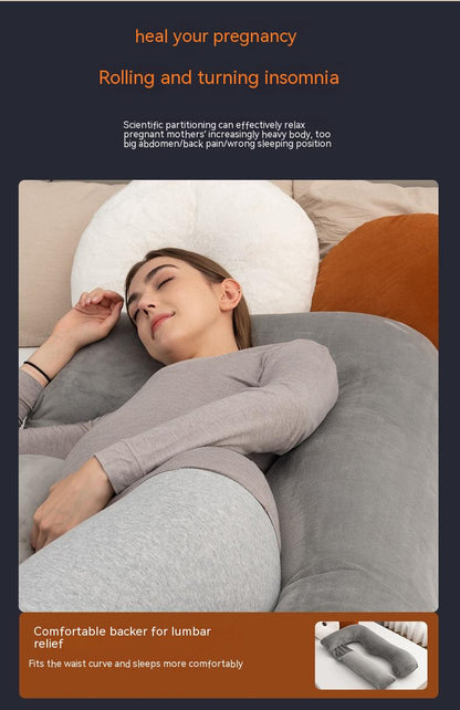 Detachable Siesta U-shaped Pregnancy Pillow