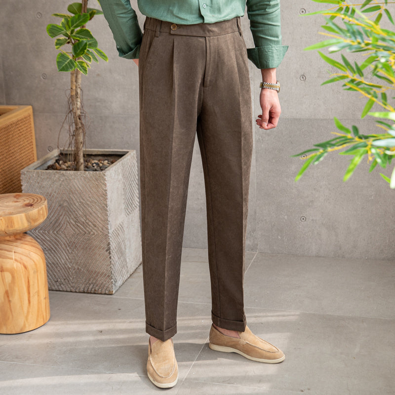 Formale Gentry-Hose mit hoher Taille für Herren