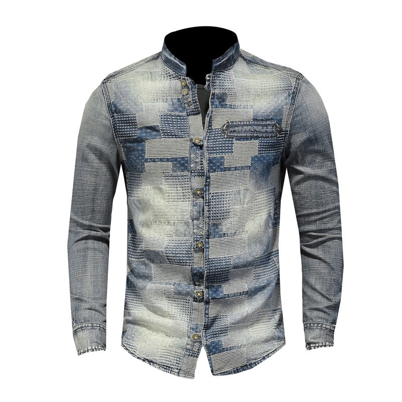 Chemise en jean classique pour hommes