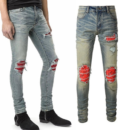 elastic jeans