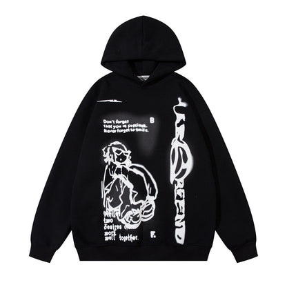 Men's Printed Korean Hoodies