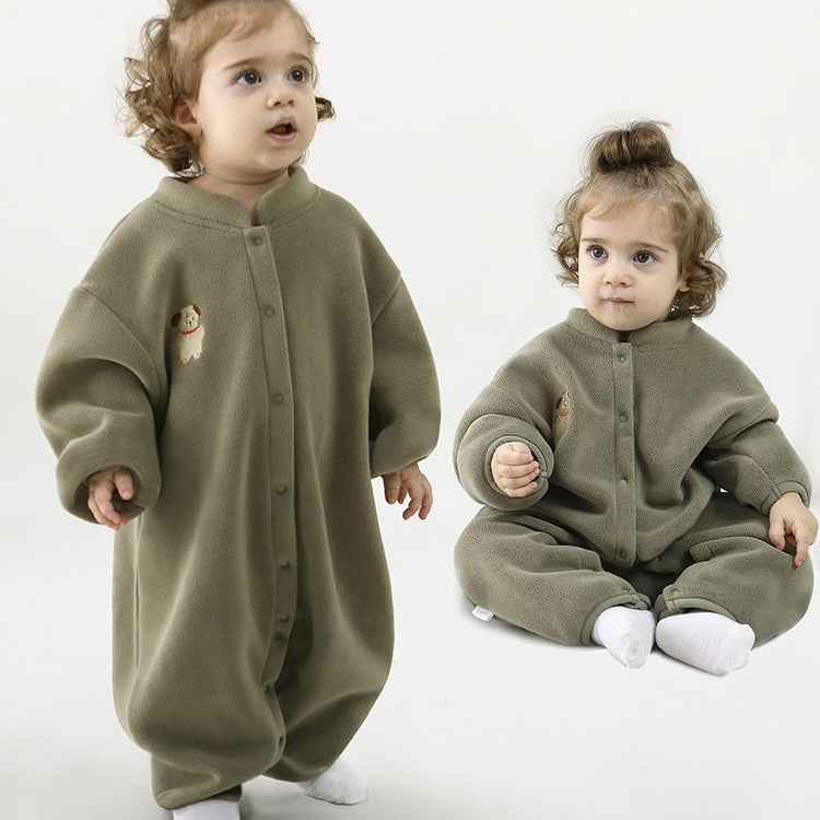 Pyjamas épaissis vêtements d'hiver pour bébé