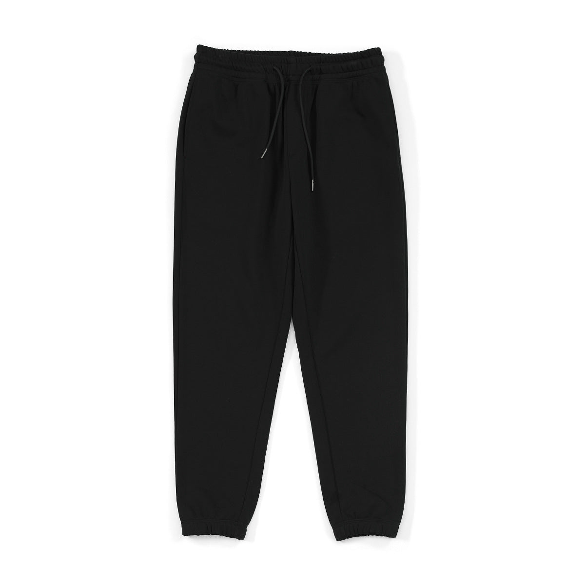 black drawstring trousers