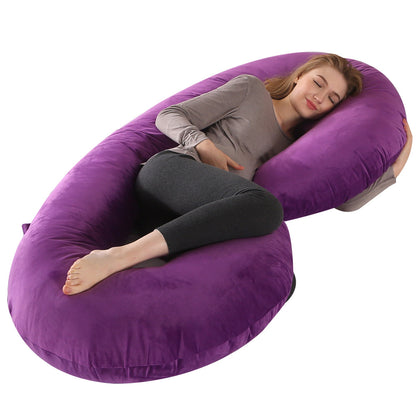 Crystal Velvet C-type Pregnancy Pillow