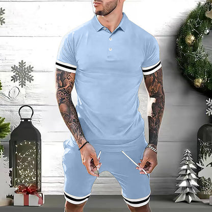 Summer Short Sleeve Men's Tracksuits