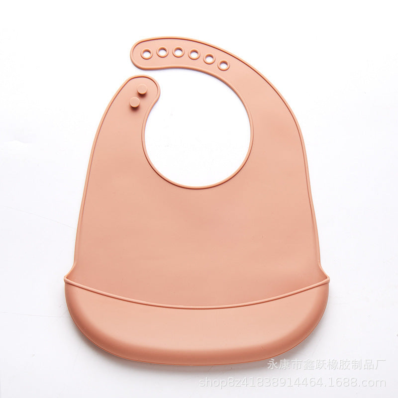 Thin Silicone Oil-proof & Waterproof Baby Bibs