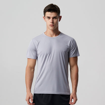 Schnell trocknendes Herren-Lauf-T-Shirt mit schmaler Passform