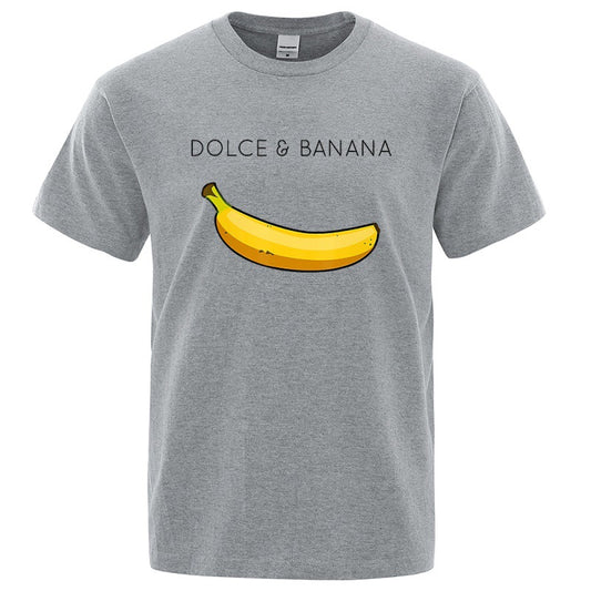 Banana Fashion Print Men T-shirts