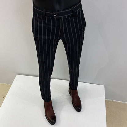 Pantalon de costume d'affaires Small Foot sans repassage pour hommes