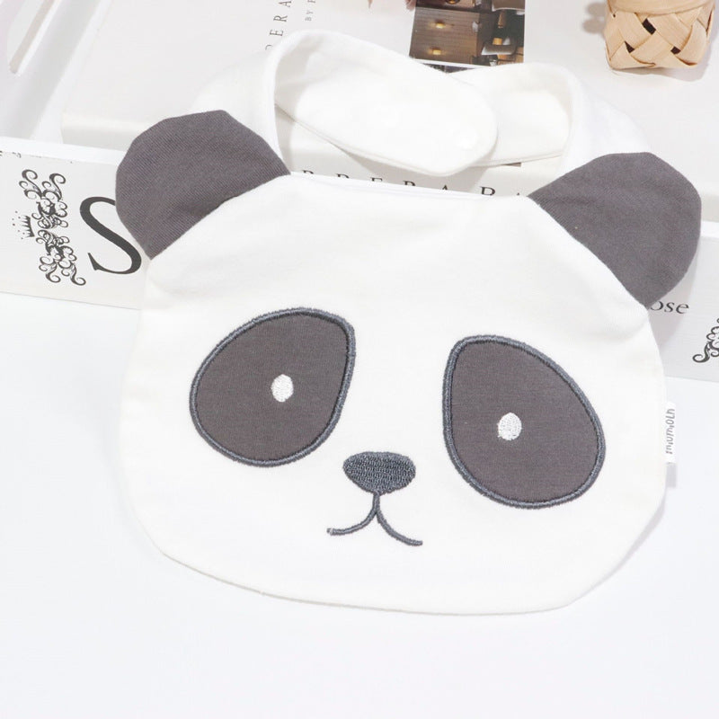 Infant Cartoon Animal Print Baby Bibs