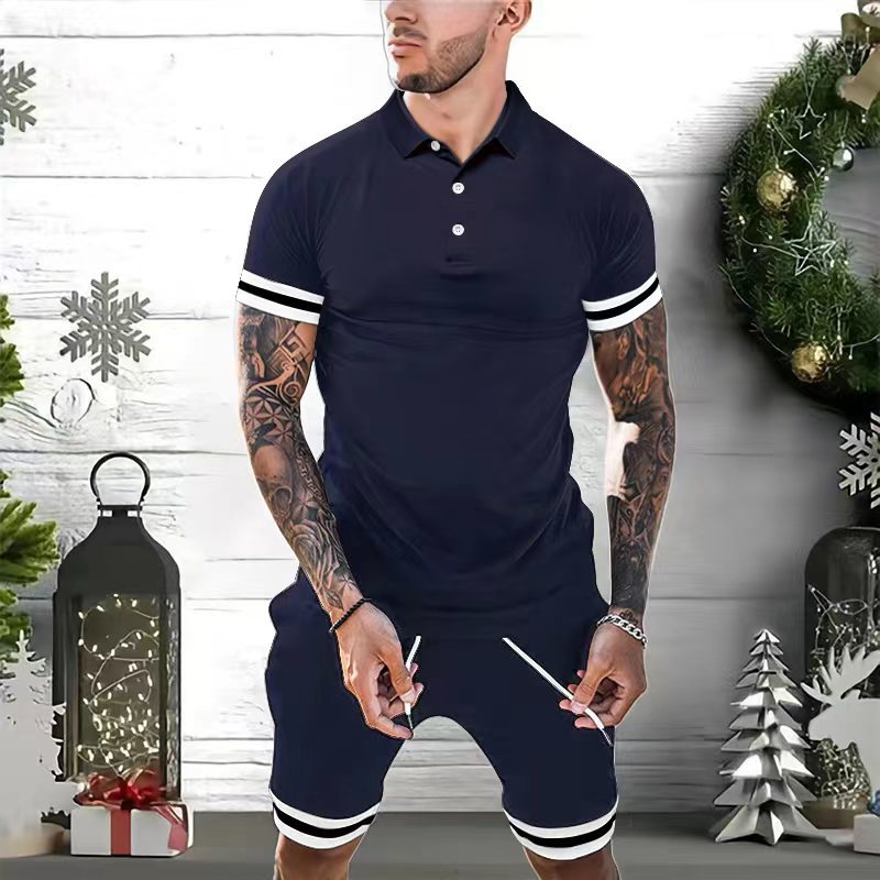 Summer Short Sleeve Men's Tracksuits