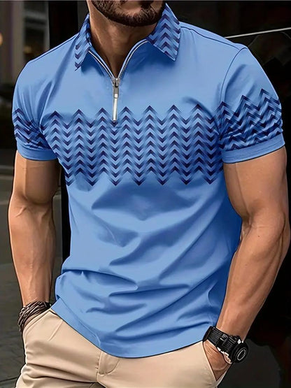 Chemise de sport imprimée pour hommes