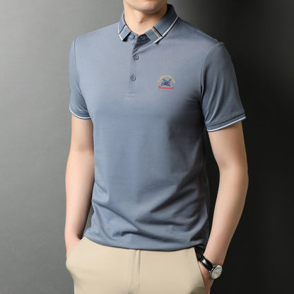 Summer Short-sleeved Lapel Polo Shirt